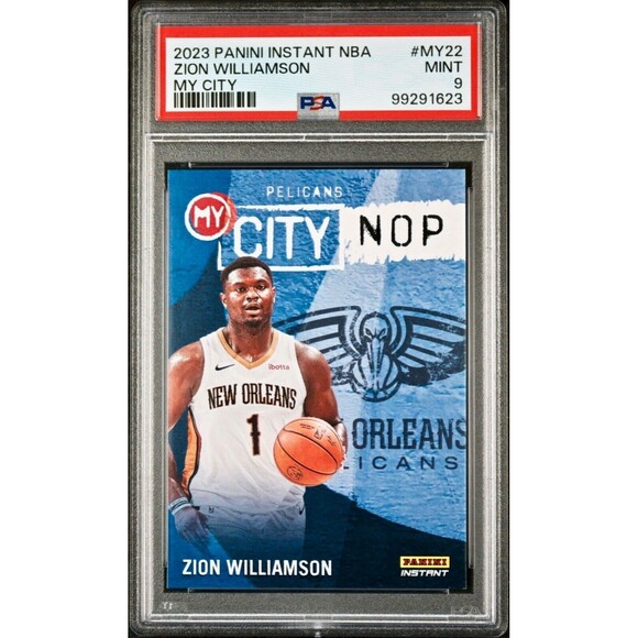 Zion Williamson 2023 Panini MyCity NBA #MY-22 Basketball Card PSA 9 Mint - Picture 1 of 2